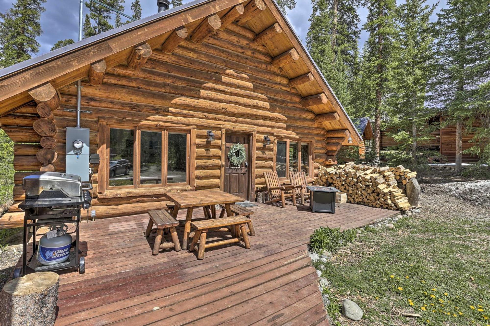 Cozy Breckenridge Cabin With Deck, 8 Mi To Gondola Kültér fotó