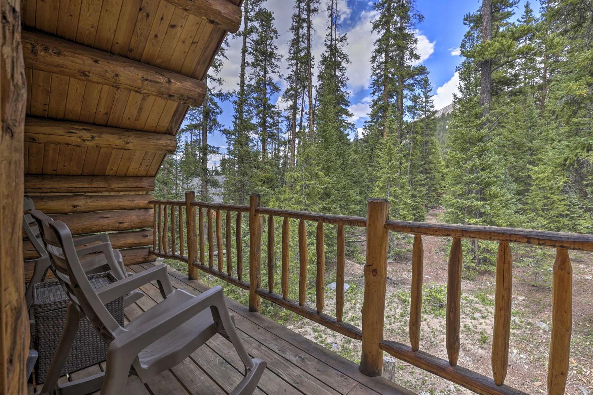 Cozy Breckenridge Cabin With Deck, 8 Mi To Gondola Kültér fotó